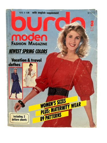 Burda sewing pattern magazine - sewing,
