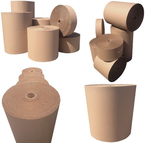 Corrugated cardboard paper - corrugated,