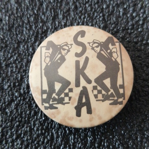 Vintage 1980s 25mm ska badge - 1980s,