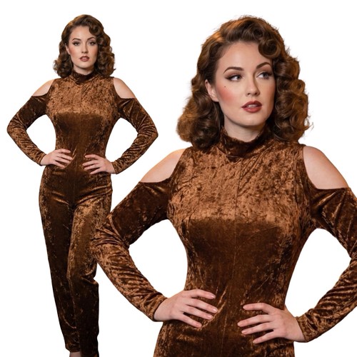 1980s vintage jumpsuit crushed - vintage,