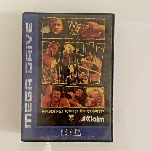 Wwf raw sega mega - wwf,