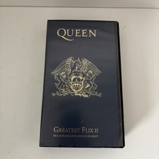 Queen Greatest Flix II (1991 VHS Cassette Tape) with booklet