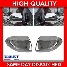 2 PCS CHROME WING MIRROR COVER