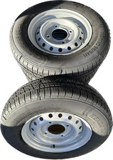 165r13c 96/94N trailer wheels and tyres 4 Stud 5.5" PCD x4