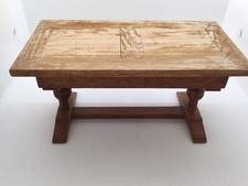 MINIATURE OAK FARMHOUSE TABLE