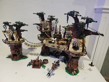 Lego Star Wars 10236 Ewok Village-No Box with Instructions - Full Set