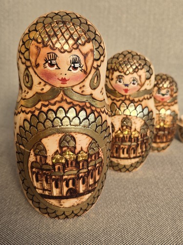Vintage russian matryoshka - vintage,