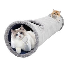 Foldable Cat Tunnel Toy - Interactive Hide and Seek Play Tunnel for Pets
