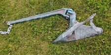 Bronze patent CQR Single Fluke Plough Anchor with hinged shank 1920s 1930s
