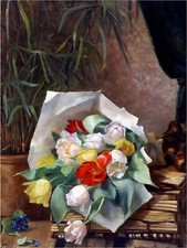 Still life bouquet - life, tulips