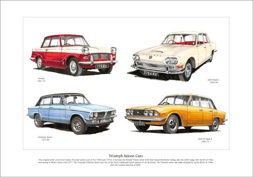 Triumph saloon cars - cars, fine