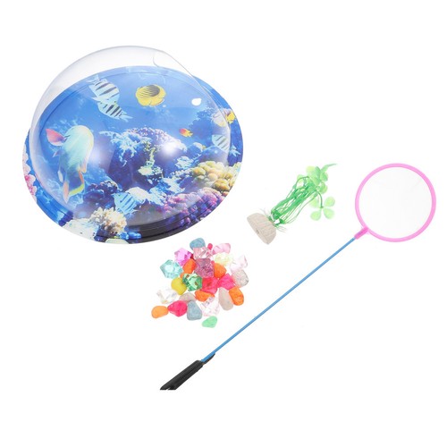 Hanging round fish tank - fish,