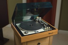 Garrard Zero 100 S Automatic Record Player Turntable, Professionally Restored
