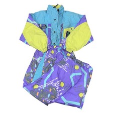Vintage Crazy Retro Ski Suit