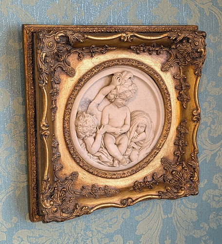 Carved marble plaque 3 - marble,