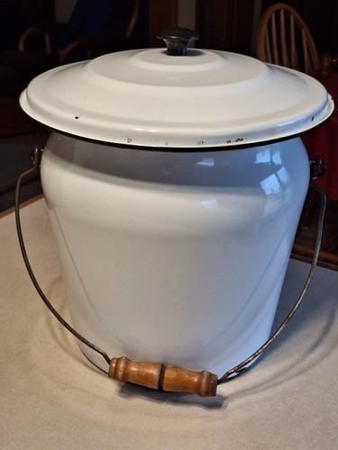 Vintage enamel ware - vintage, chamber