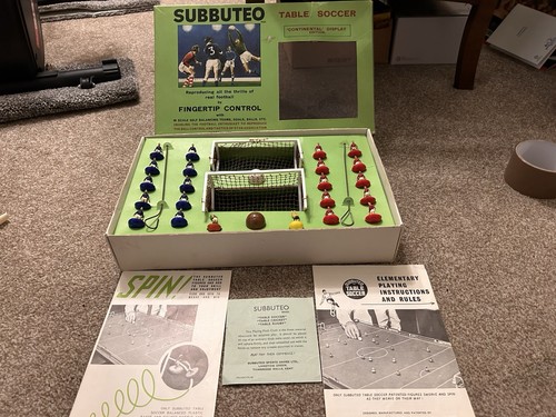 Subbuteo continental display - subbuteo,