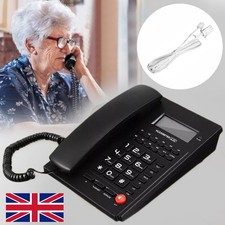 For Seniors Caller Landline Phone Loud Corded Telephone Desk Desktop House Phone