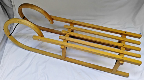 Vintage curly horned wooden - vintage,
