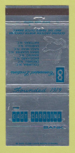 Matchbook cover east - matchbook,