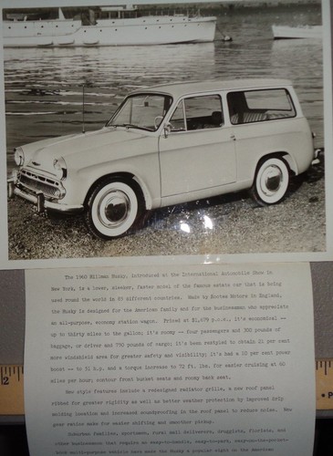 1960 hillman husky brochure - husky,