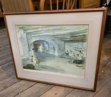 Sir William Russell Flint Vintage Signed Ltd Ed Print 1959 Festival Preparations