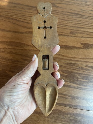 Hand carved wooden - carved, welsh