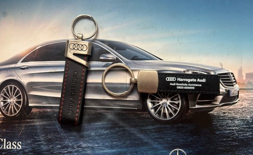 Two genuine audi keyrings - audi,