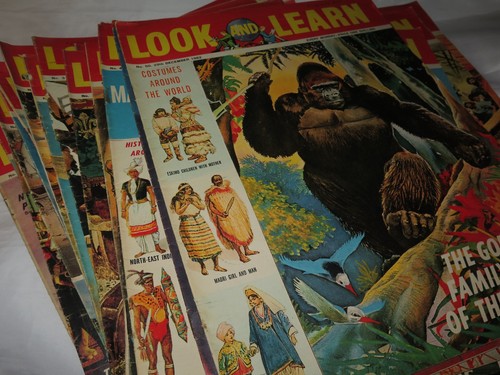 Vintage look learn magazines - vintage,