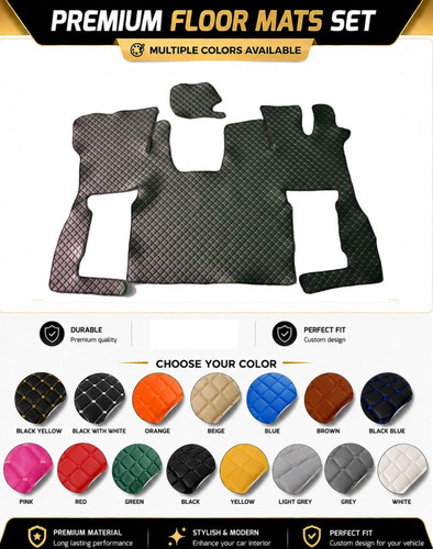 Eco leather truck - floor, mats