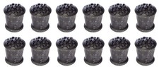12x HEAVY DUTY 19mm WALKING STICK RUBBER FERRULES Cane Grip Trekking Hiking Pole