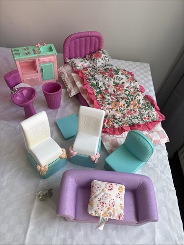 Mattel furniture bed chair - mattel,