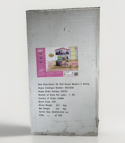 Wooden dolls house storey - house, 3