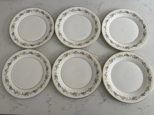 6 X Royal Doulton Symphony Dinner Plates Vgc Set Vintage Floral  China 10.75”
