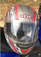 KBC motorcycle helmet full face used. Size XS