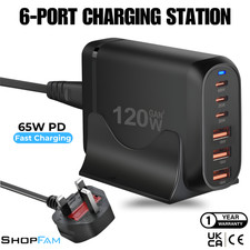 ShopFam 6-Port USB C Charging