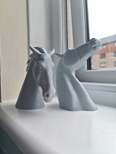 The Kelpies - Scottish Mythical Water Spirit Sculptures in a Marble Effect