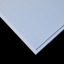 SUSPENDED CEILING TILES SAND TEXTURE TEGULAR EDGE 595x595mm  no pinhole 12 Tiles