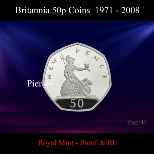 1971 2008 britannia - 2008, 50p