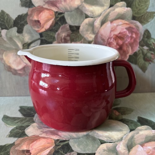Dexam enamel measuring jug 2 - dexam,