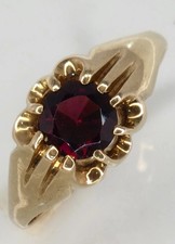 Vintage Garnet Gypsy Ring