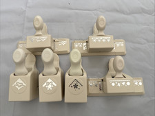 Martha Stewart paper punch lot Scrapbooking Halloween Bats & Christmas Snowflake