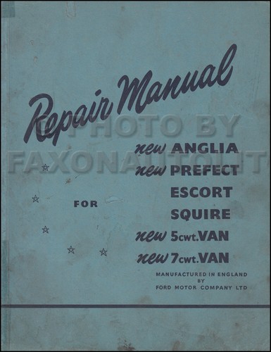 Ford anglia prefect escort - anglia,