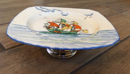 Art deco style galleon ship - style,