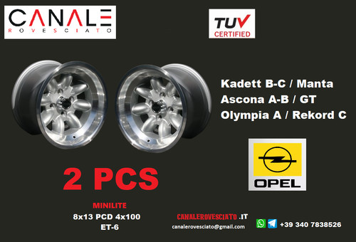 Minilite wheels 8x13 alloy - 2,