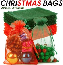 Organza gift bag for Xmas