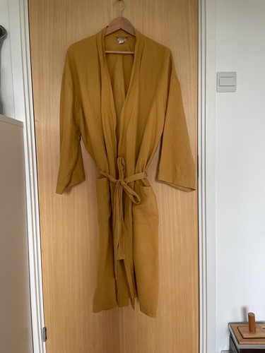 Linen dressing gown size - dressing,