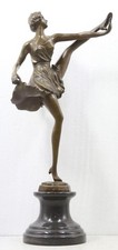 Large Art Deco Bronze Dancing