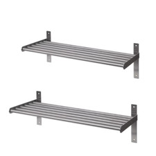 2x IKEA GRUNDTAL Wall Shelf