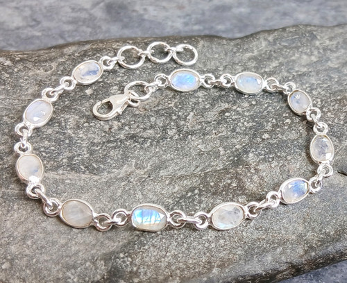 Cut moonstone 925 silver - 925,